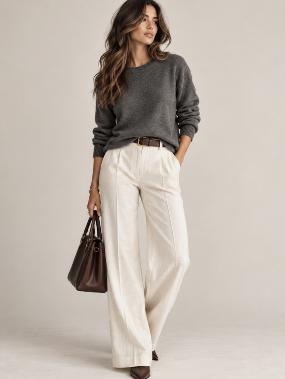 Naadam The Original Cashmere Sweater Charcoal Gray Medium